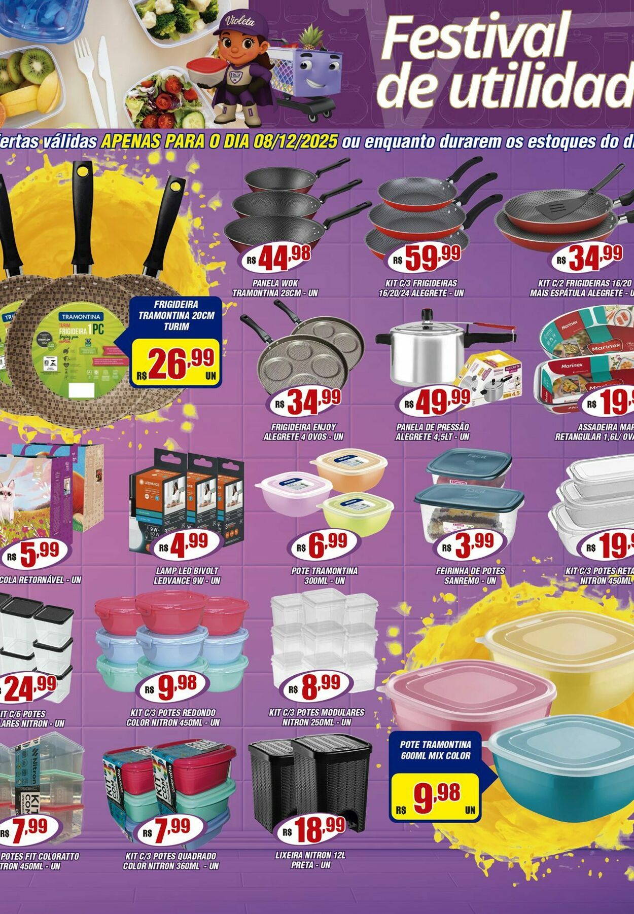 Folheto Violeta Supermercados 09.12.2025 - 09.12.2025