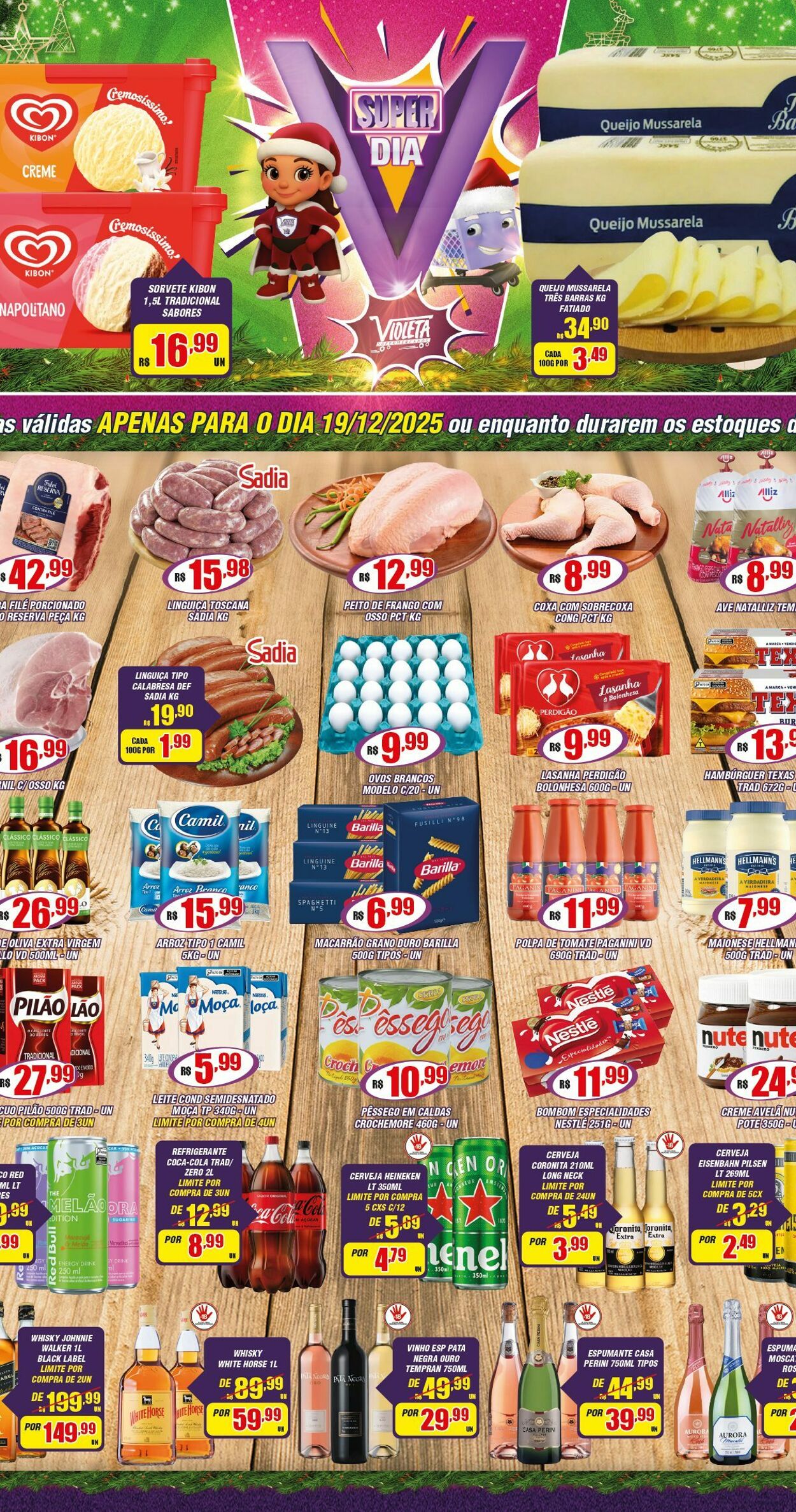 Folheto Violeta Supermercados 19.12.2025 - 19.12.2025