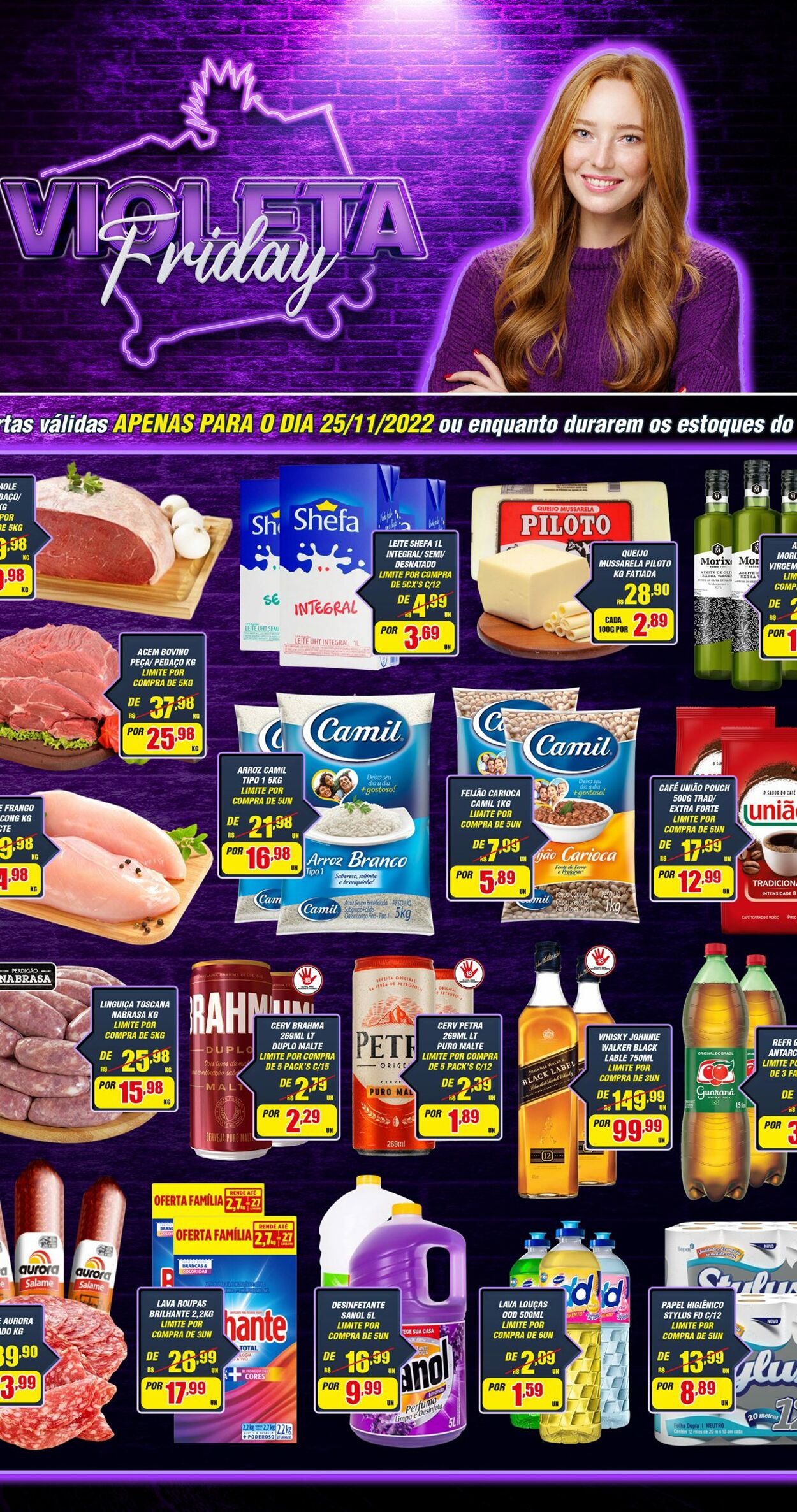 Folheto Violeta Supermercados 25.11.2022-25.11.2022