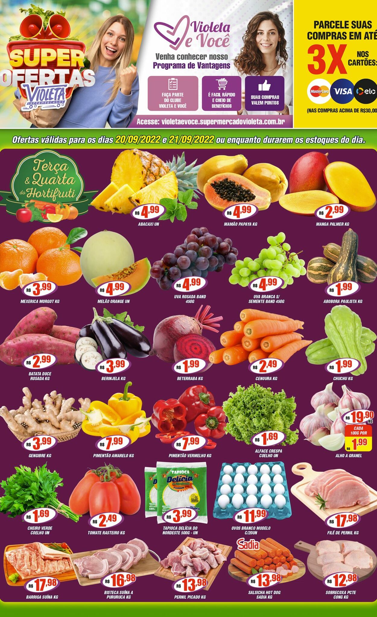 Folheto Violeta Supermercados 20.09.2022-21.09.2022
