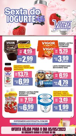 Folheto Violeta Supermercados 05.05.2023 - 05.05.2023