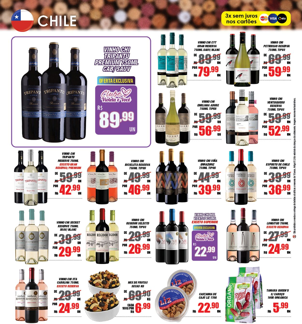 Folheto Violeta Supermercados 30.06.2025 - 30.06.2025