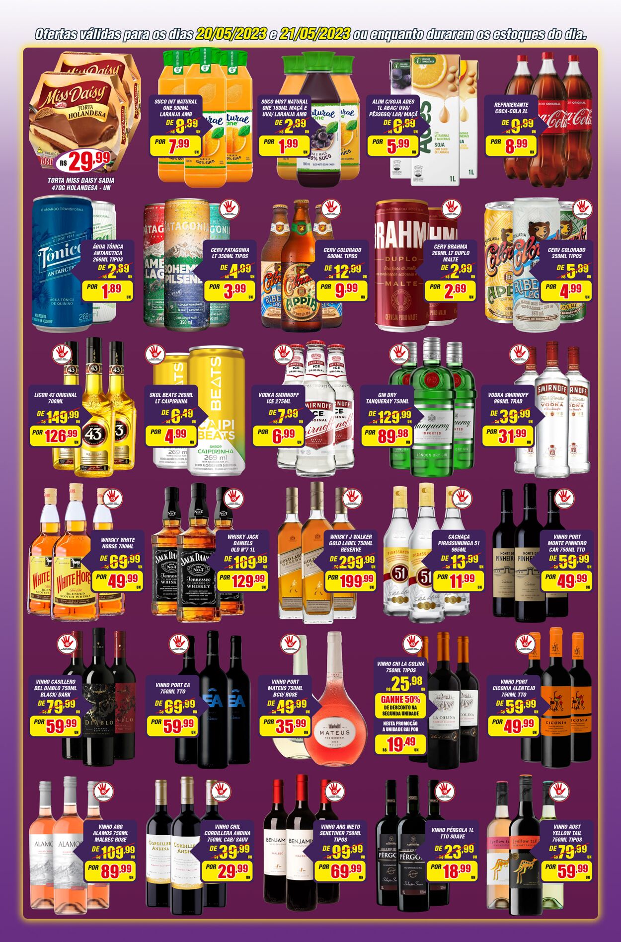 Folheto Violeta Supermercados 20.05.2023 - 21.05.2023
