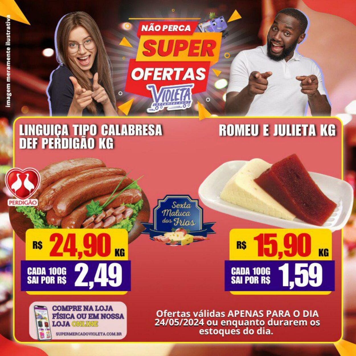 Folheto Violeta Supermercados 24.05.2024 - 24.05.2024