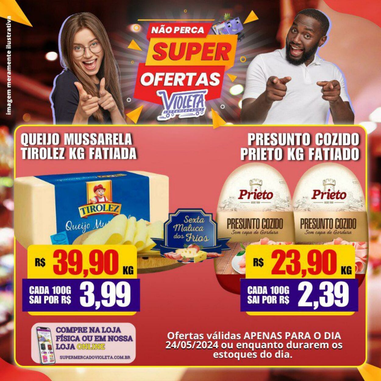Folheto Violeta Supermercados 24.05.2024 - 24.05.2024