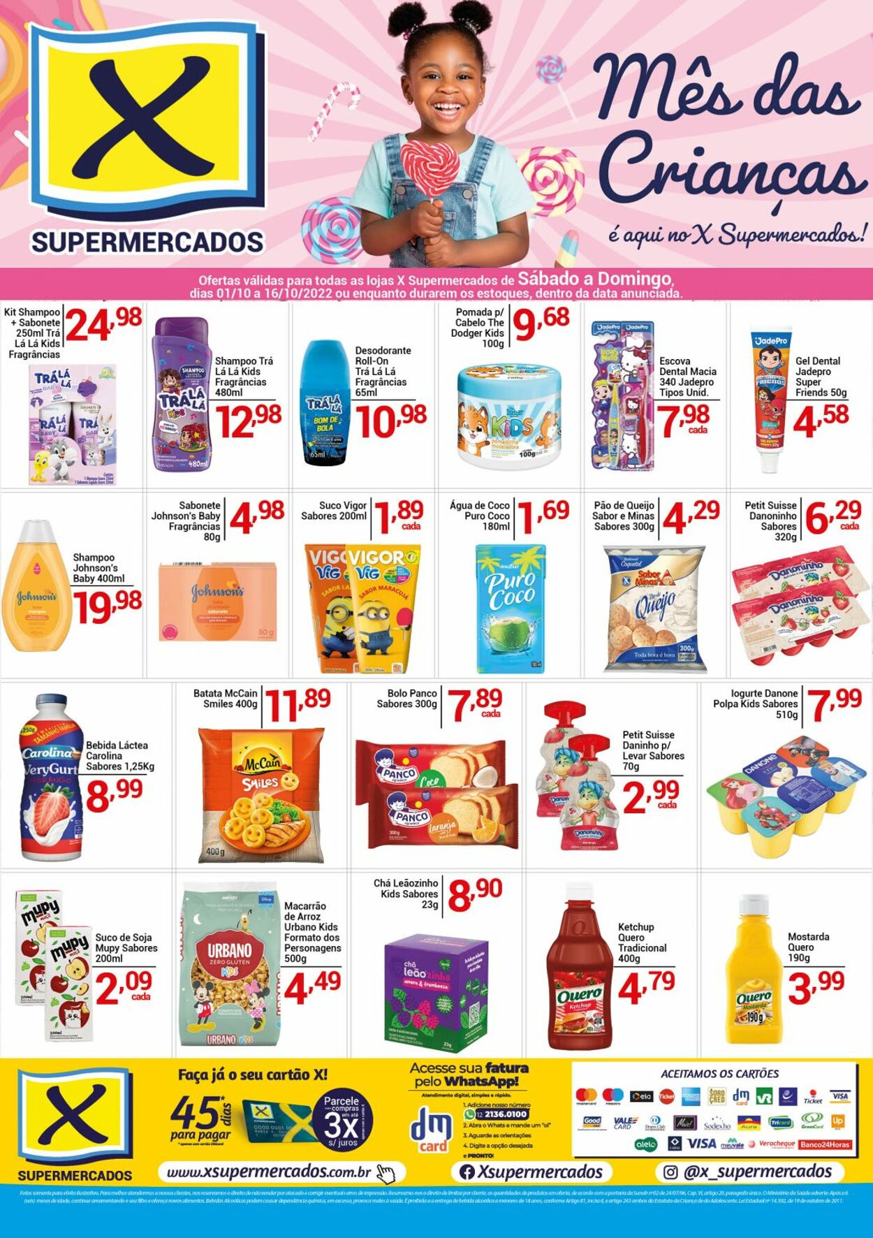 Folheto X Supermercados 01.10.2022-04.10.2022