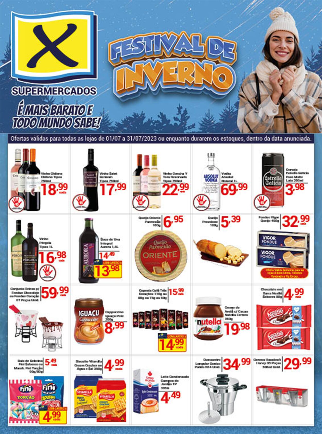 Folheto X Supermercados 29.06.2023 - 04.07.2023