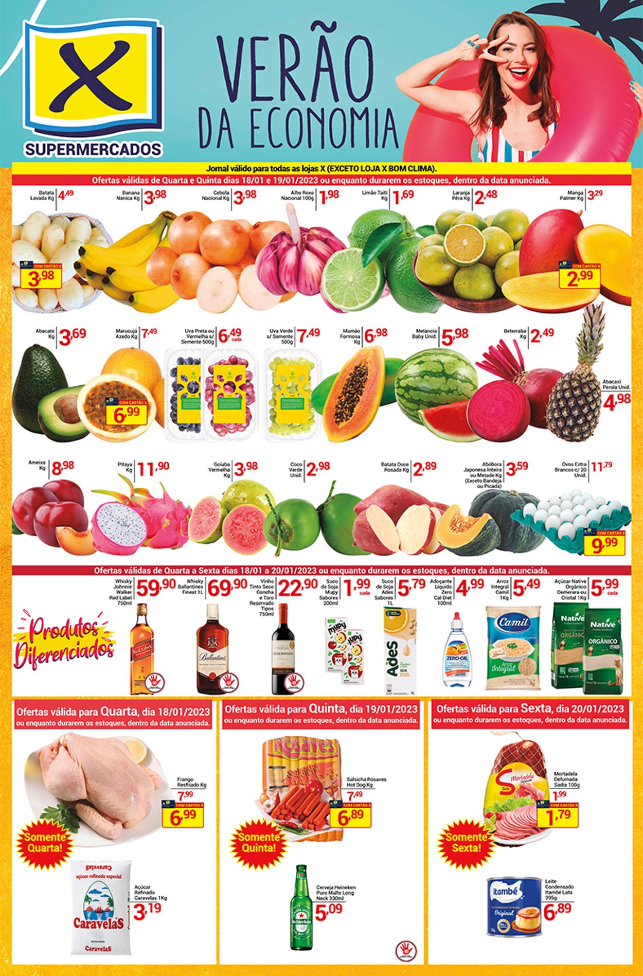 Folheto X Supermercados 18.01.2023-20.01.2023