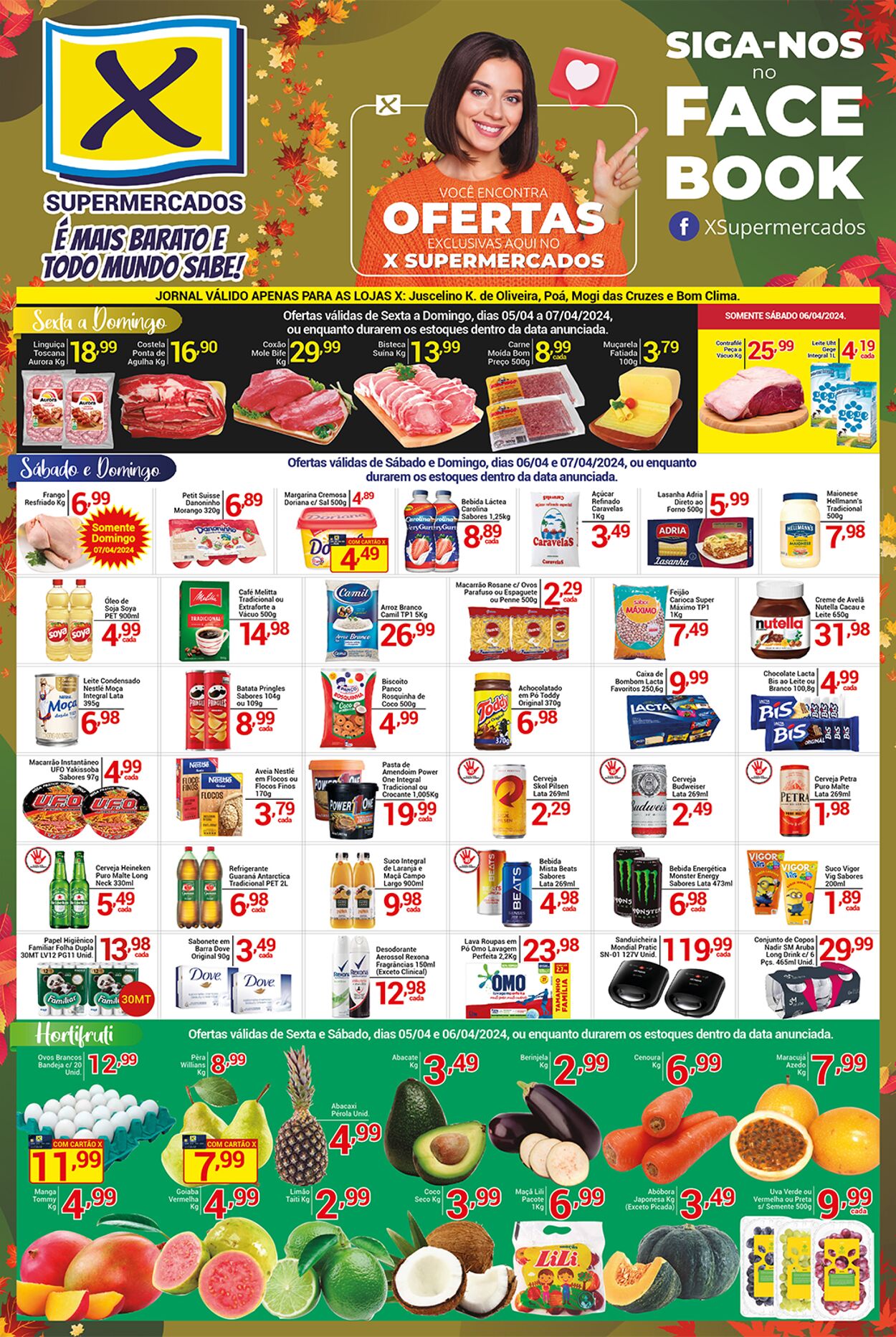 Folheto X Supermercados 08.04.2024 - 09.04.2024