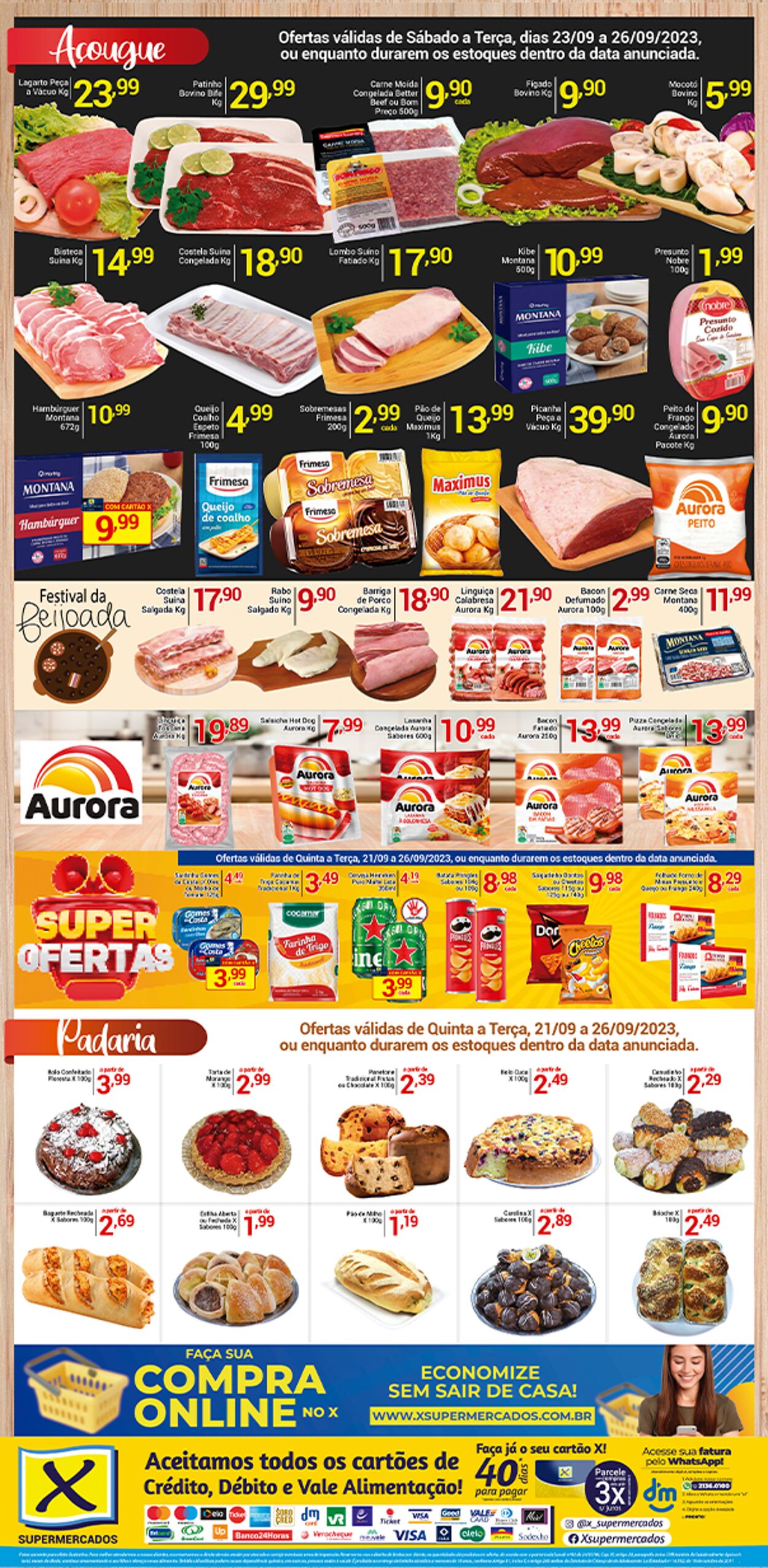 Folheto X Supermercados 23.09.2023 - 24.09.2023