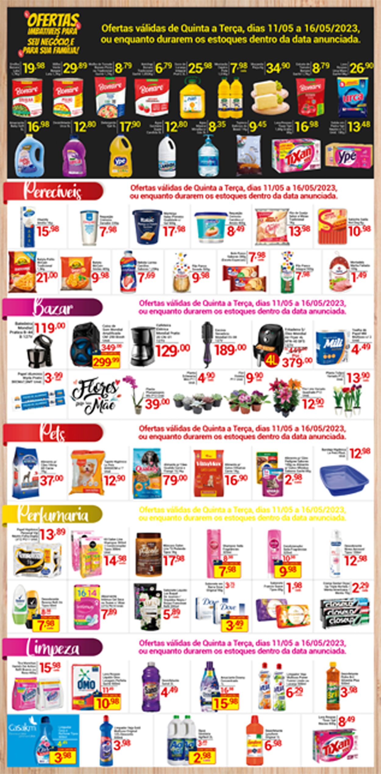 Folheto X Supermercados 11.05.2023 - 16.05.2023