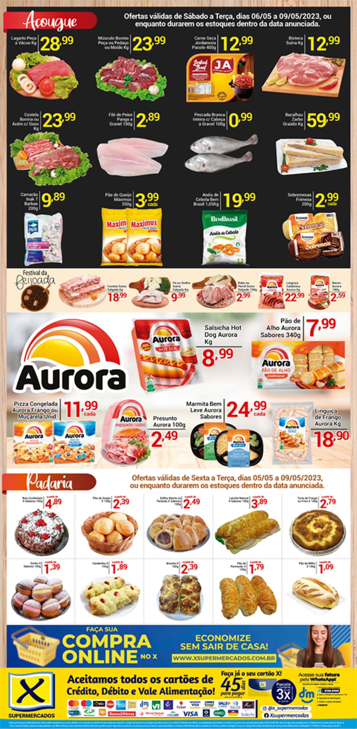 Folheto X Supermercados 06.05.2023 - 09.05.2023