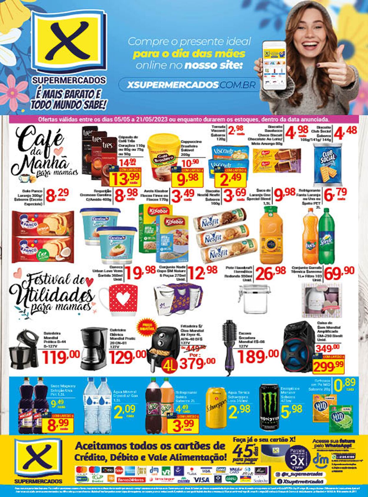 Folheto X Supermercados 06.05.2023 - 09.05.2023
