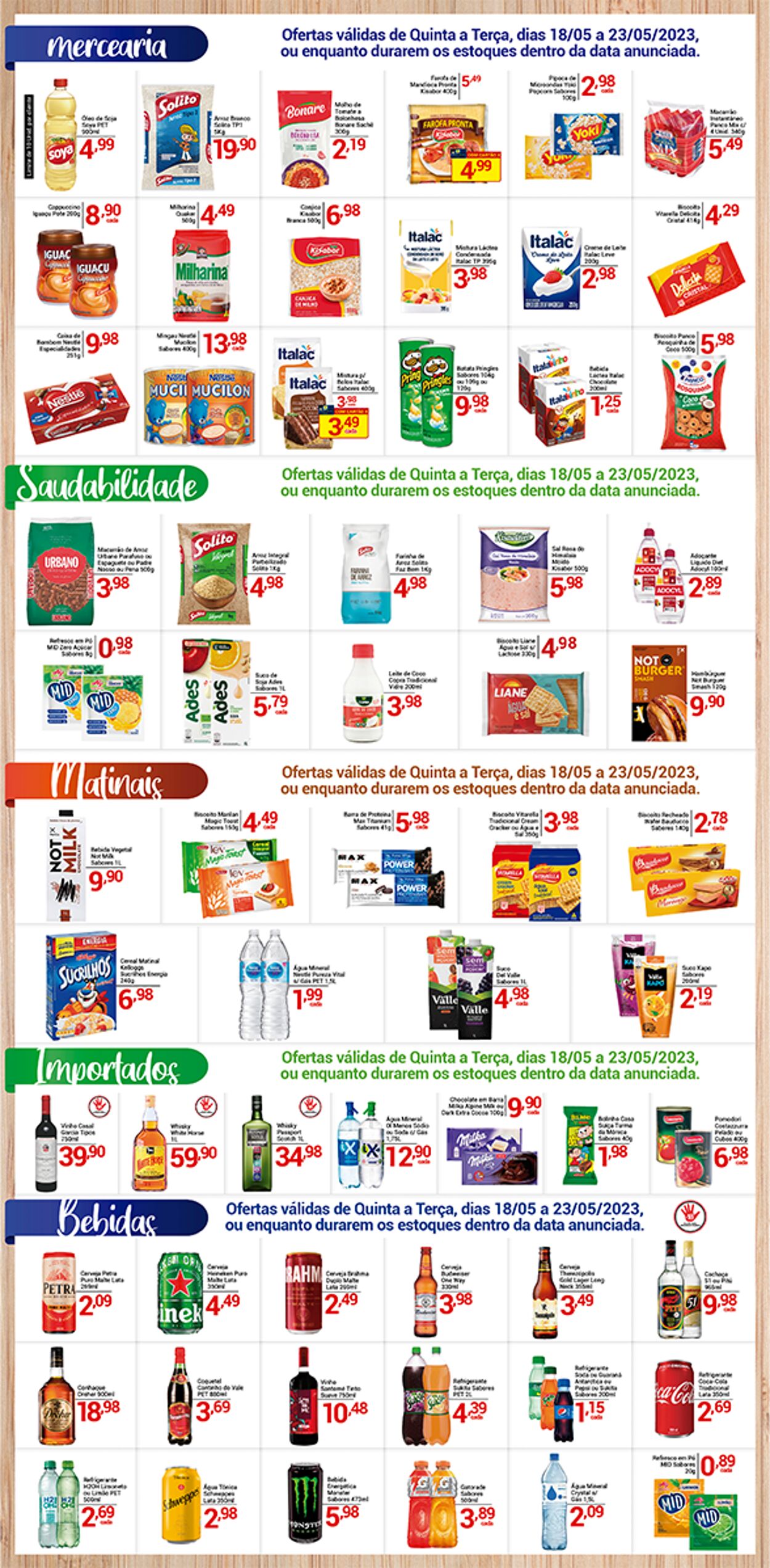 Folheto X Supermercados 18.05.2023 - 23.05.2023