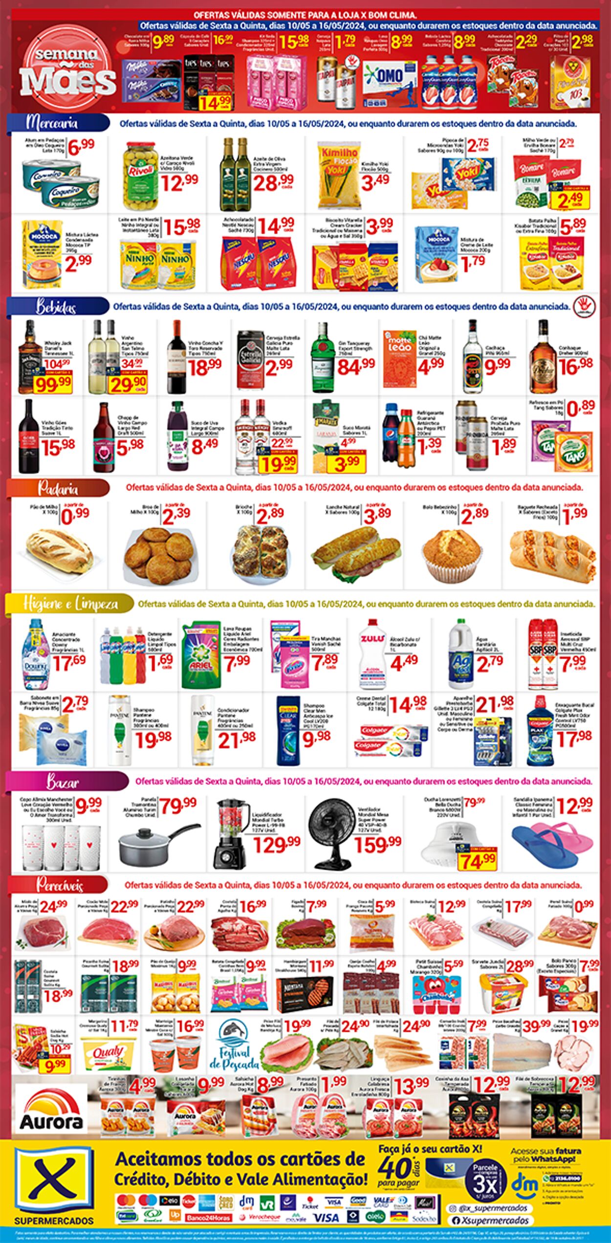 Folheto X Supermercados 16.05.2024 - 16.05.2024