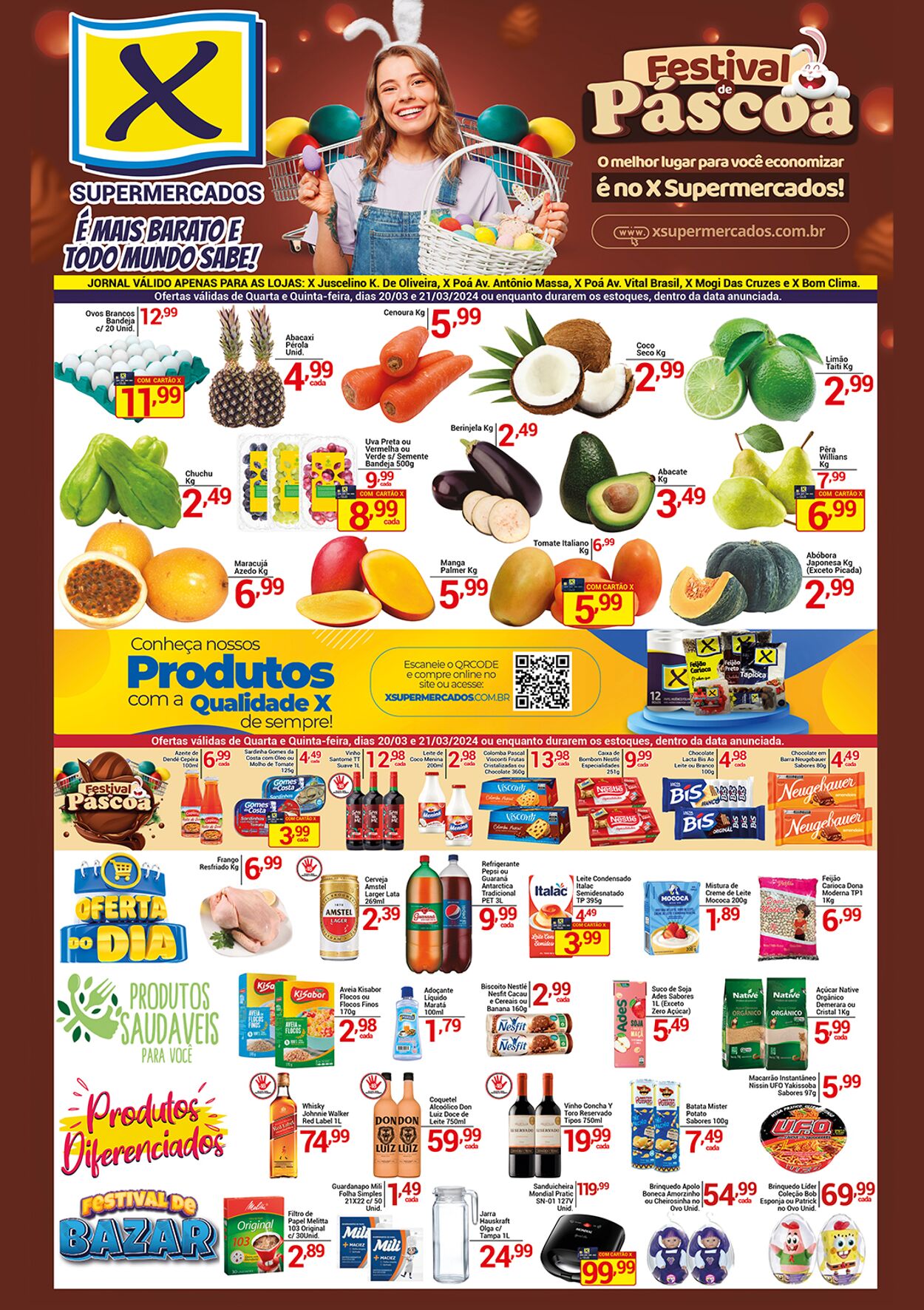 Folheto X Supermercados 21.03.2024 - 21.03.2024