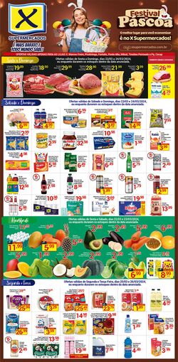 Folheto X Supermercados 25.03.2024 - 26.03.2024