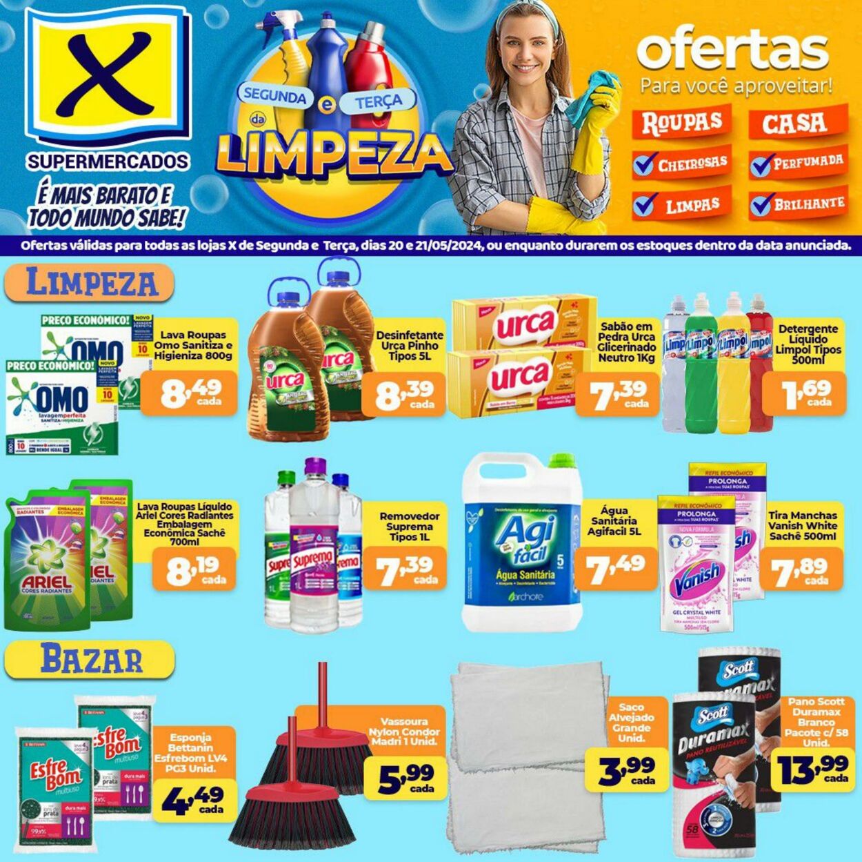 Folheto X Supermercados 20.05.2024 - 21.05.2024