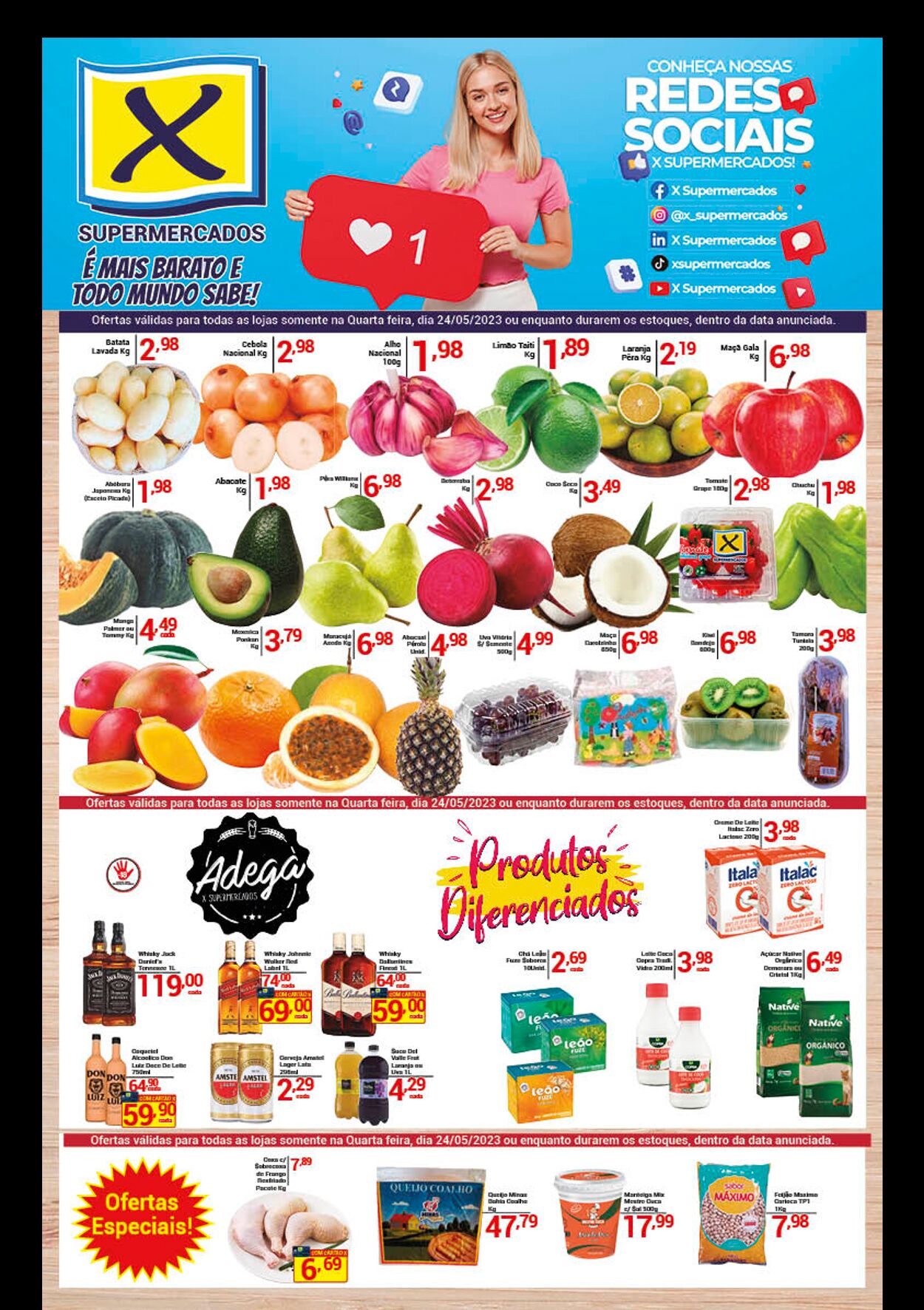 Folheto X Supermercados 24.05.2023 - 26.05.2023