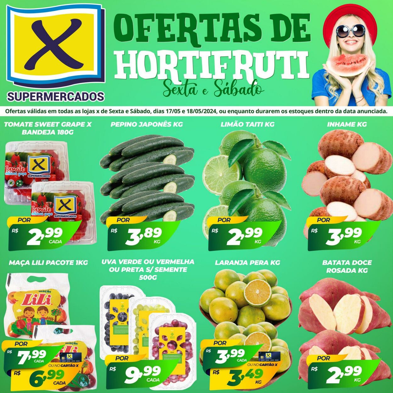 Folheto X Supermercados 17.05.2024 - 18.05.2024